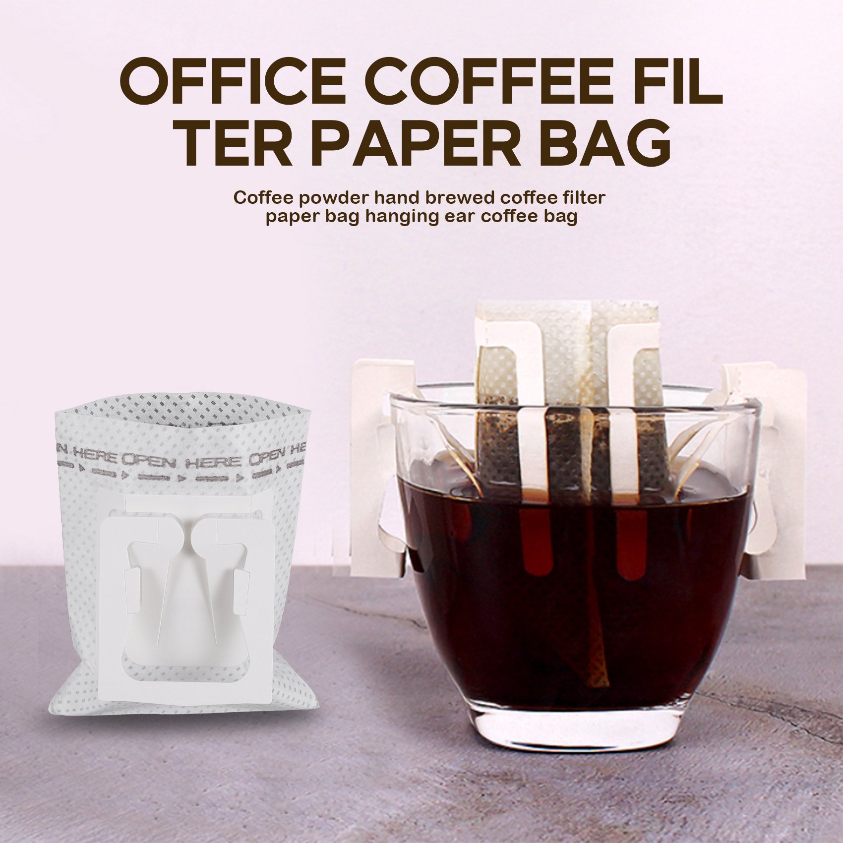 50Pcs / Pack Drip Coffee Filte - огляд і ціна Tool Bag