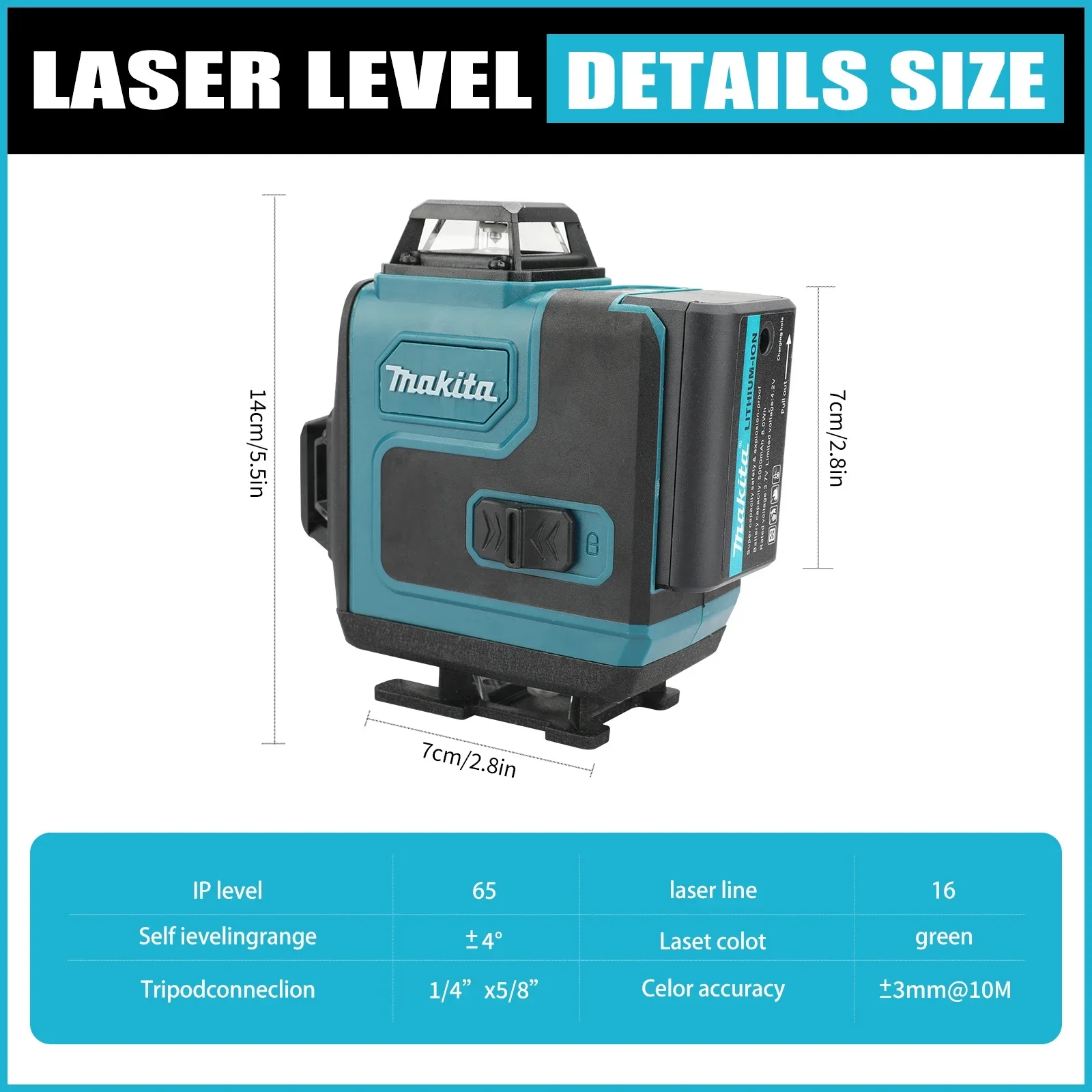 SK701 High-Precision 16-Line L - огляд і ціна Spirit Level