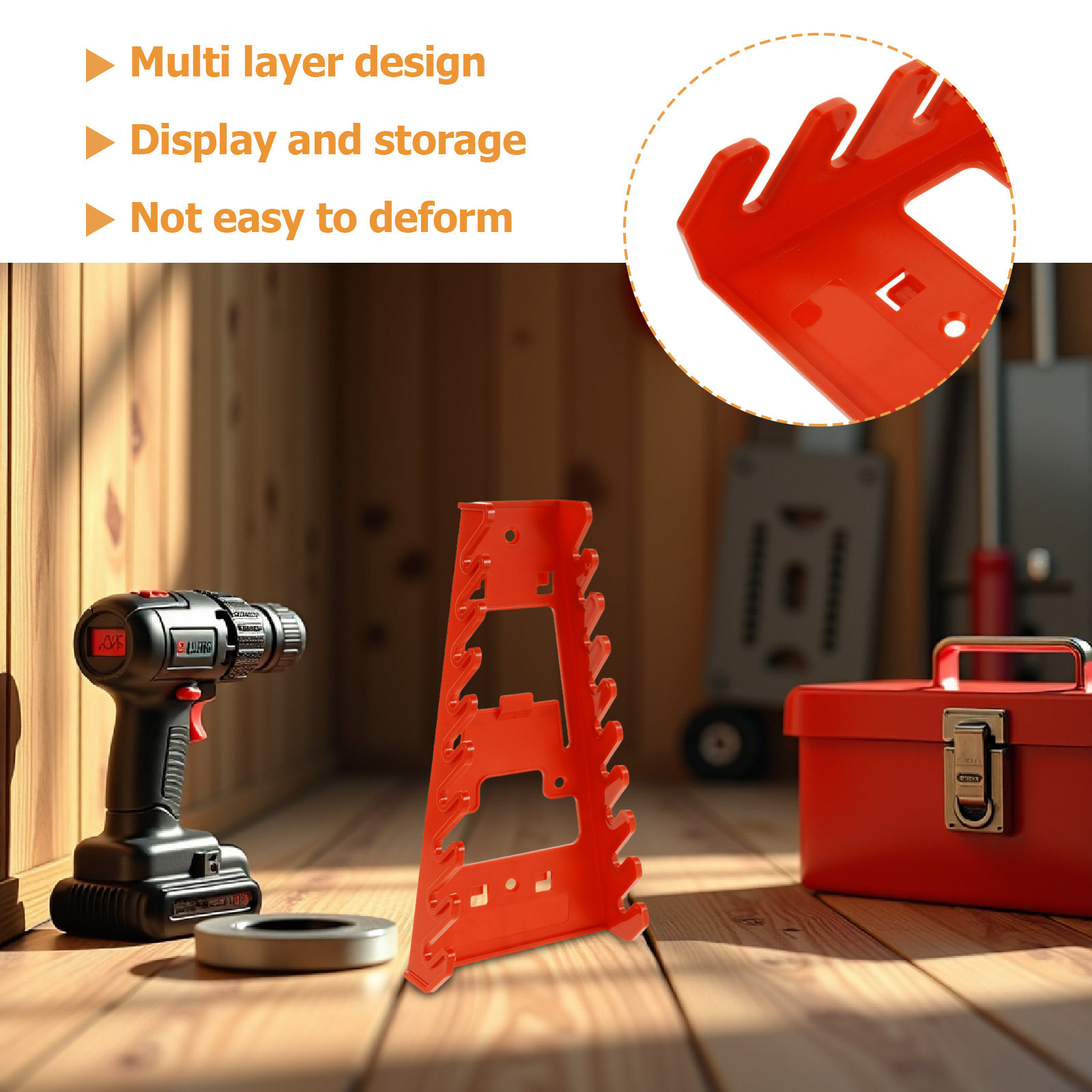 2Pcs Plastic Pegboard Tool Hol - огляд і ціна Hand Tools In Workshop