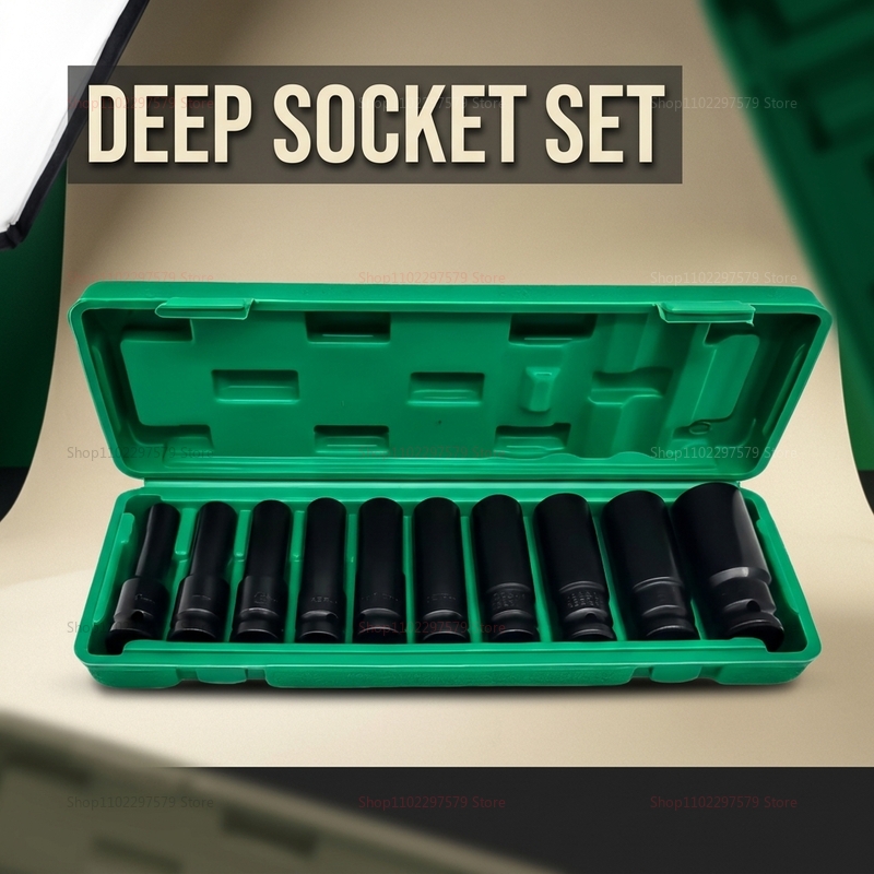 10pcs Socket Wrench Set 8-24mm - огляд і ціна Hand Tools In Workshop